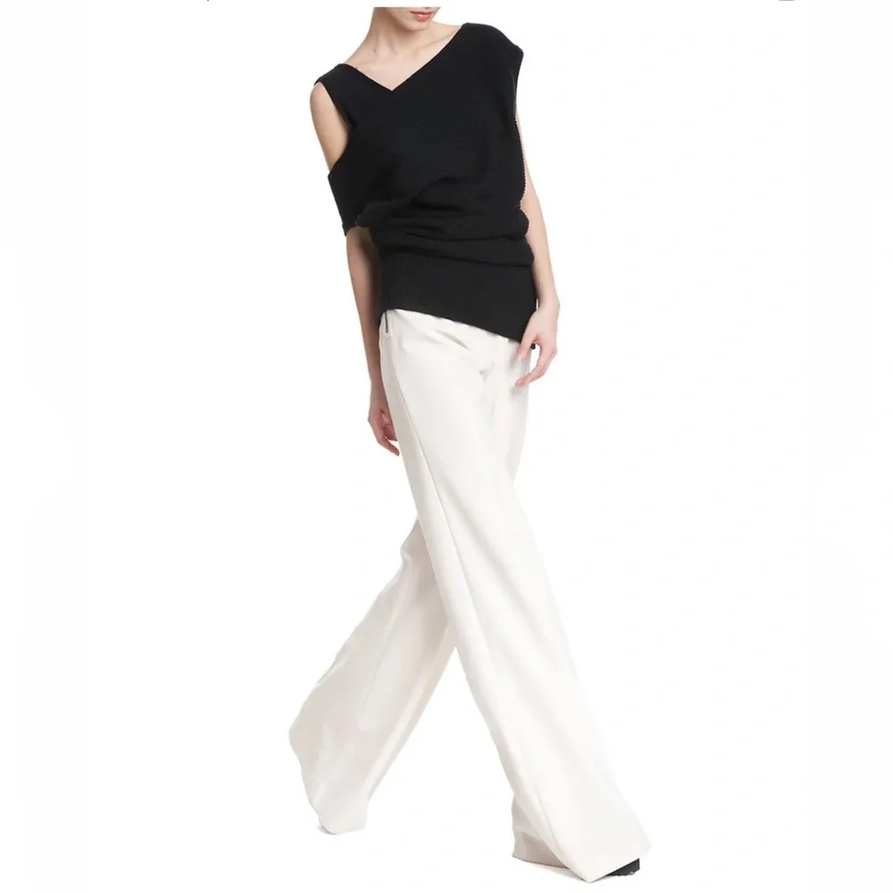Tracy Reese Off the Shoulder Asymmetric Tunic Sweater - Picture 8 of 8